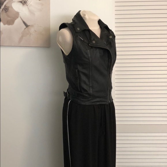 Michael KORS leather Moto Best Gunmetal details - Picture 4 of 8